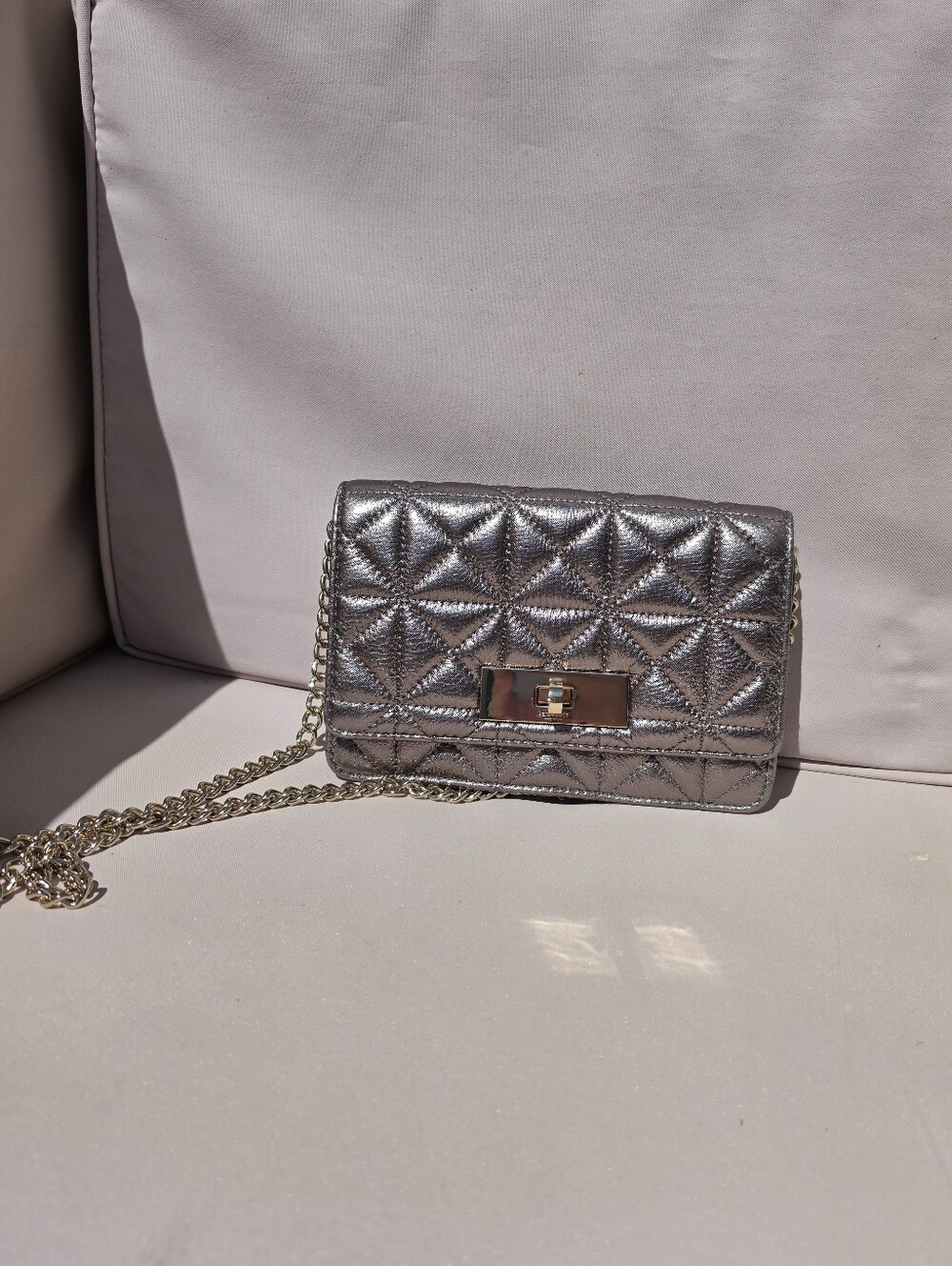 Kate Spade Metallic Quilted Crossbody